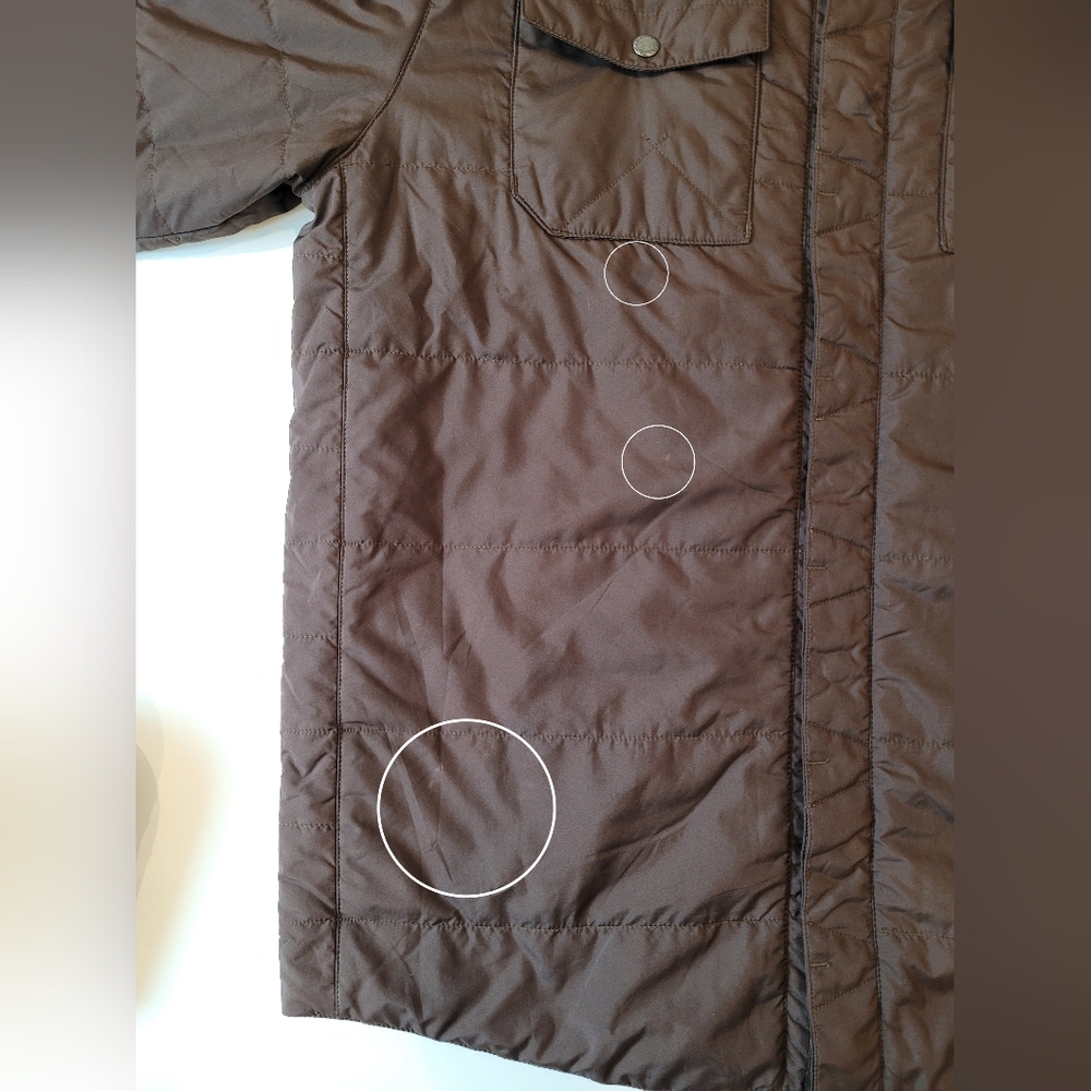 Prana Men's Quilted Jacket in Dark Brown - Picture 11 of 12